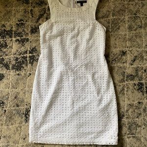 White summer dress banana republic